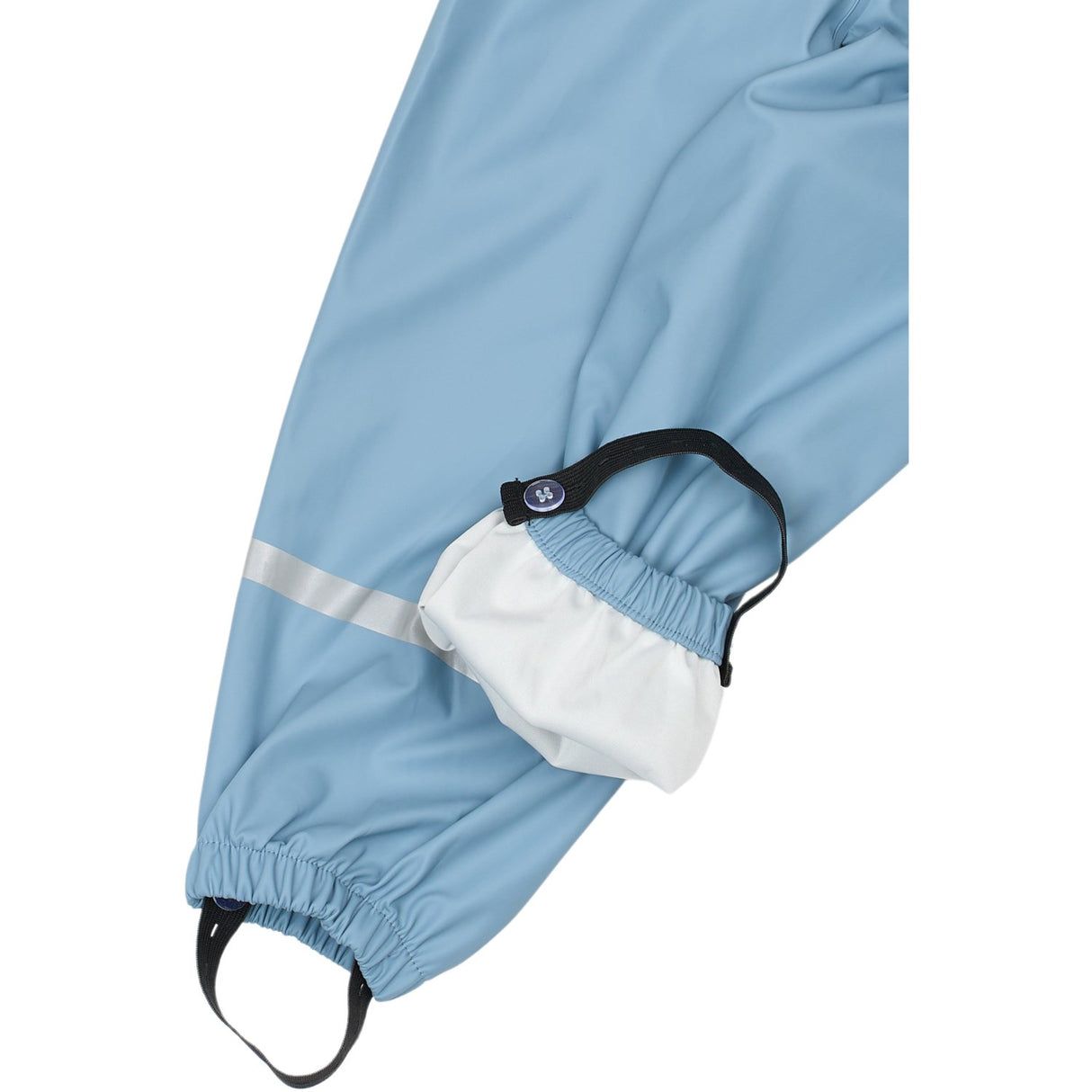 Mikk-Line Faded Denim Pu Rain Sett W/O Susp.