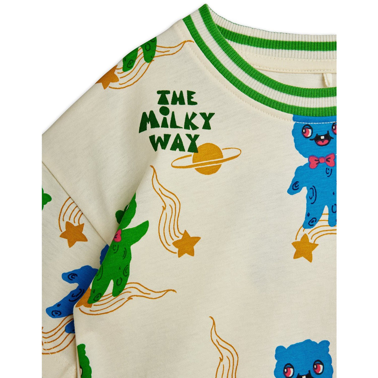 Mini Rodini Off-white Aliens AOP Ss Tee