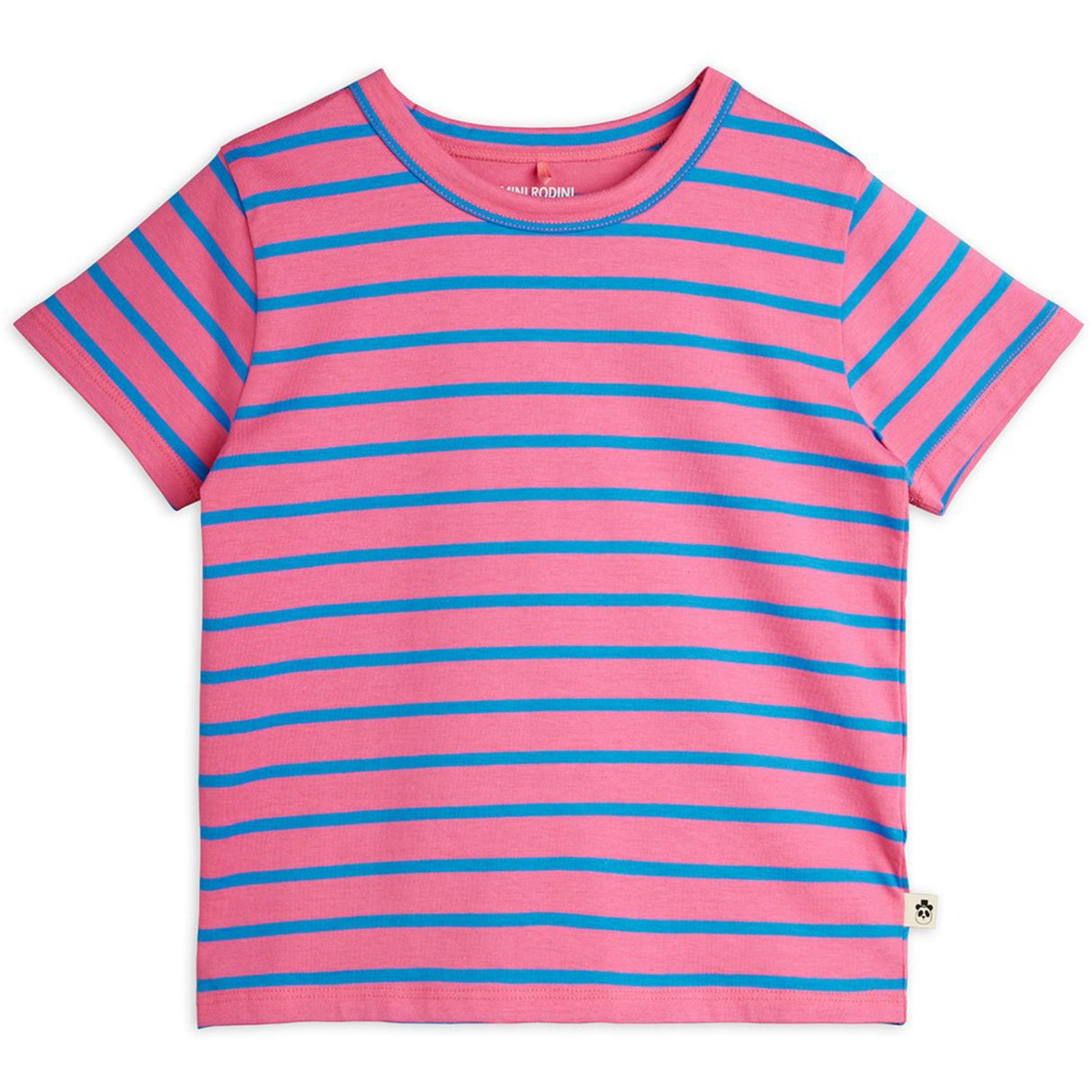 Mini Rodini Pink Stripe Yd Ss Tee