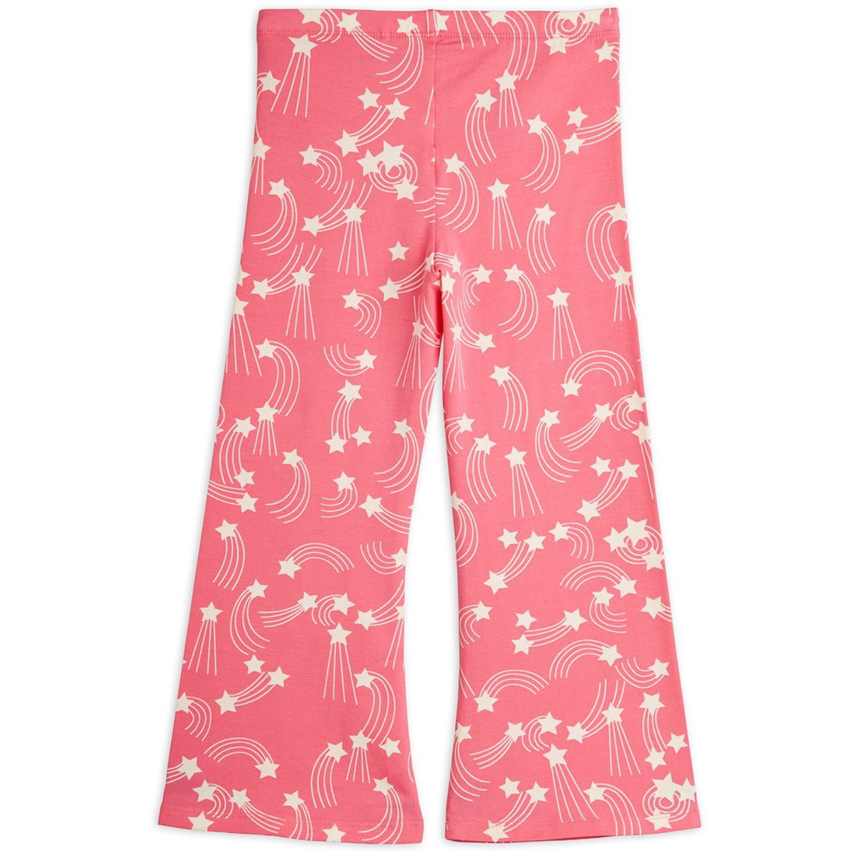 Mini Rodini Pink Starfall AOP Flared Trousers