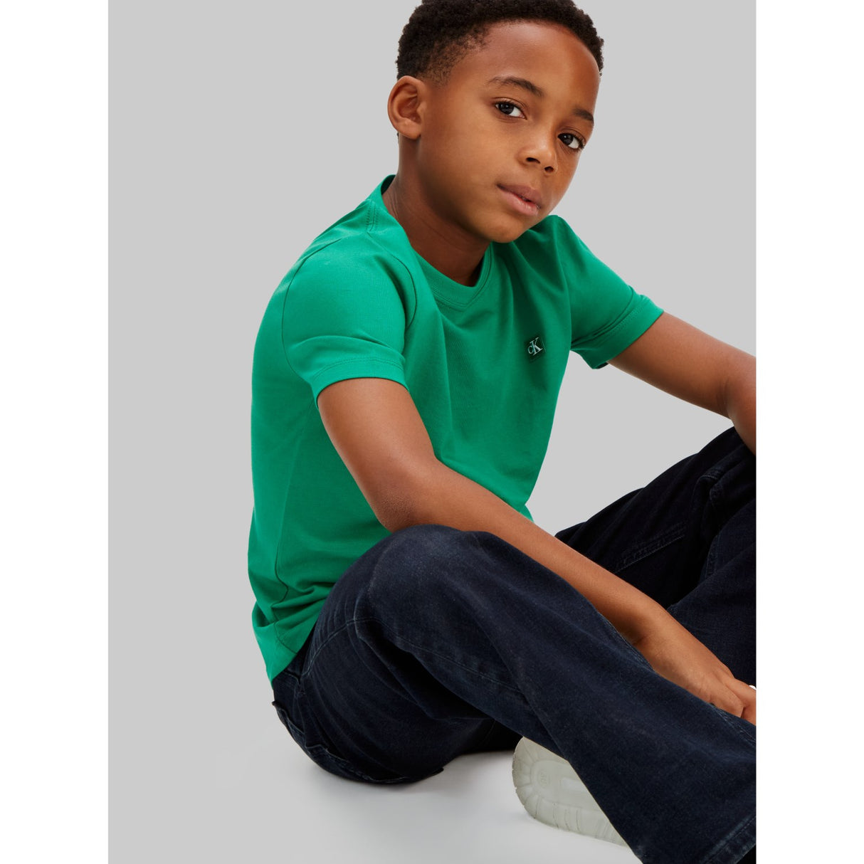 Calvin Klein Lush Meadow Mono Mini Badge Reg T-Shirt