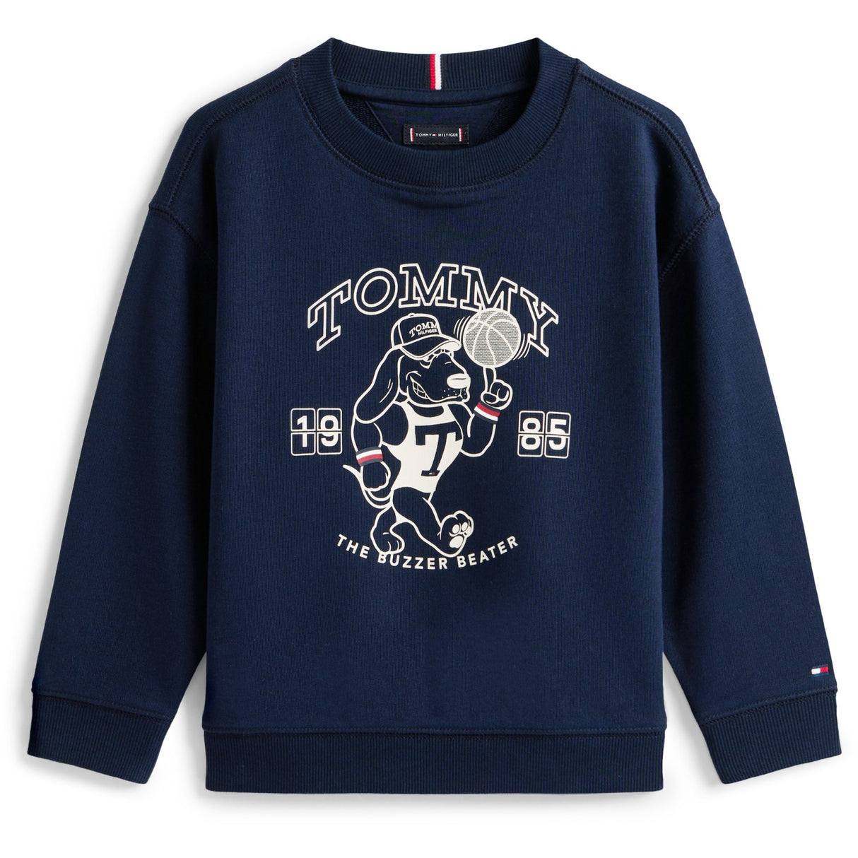 Tommy Hilfiger Dark Night Navy Lb Printed Graphic Sweatshirt