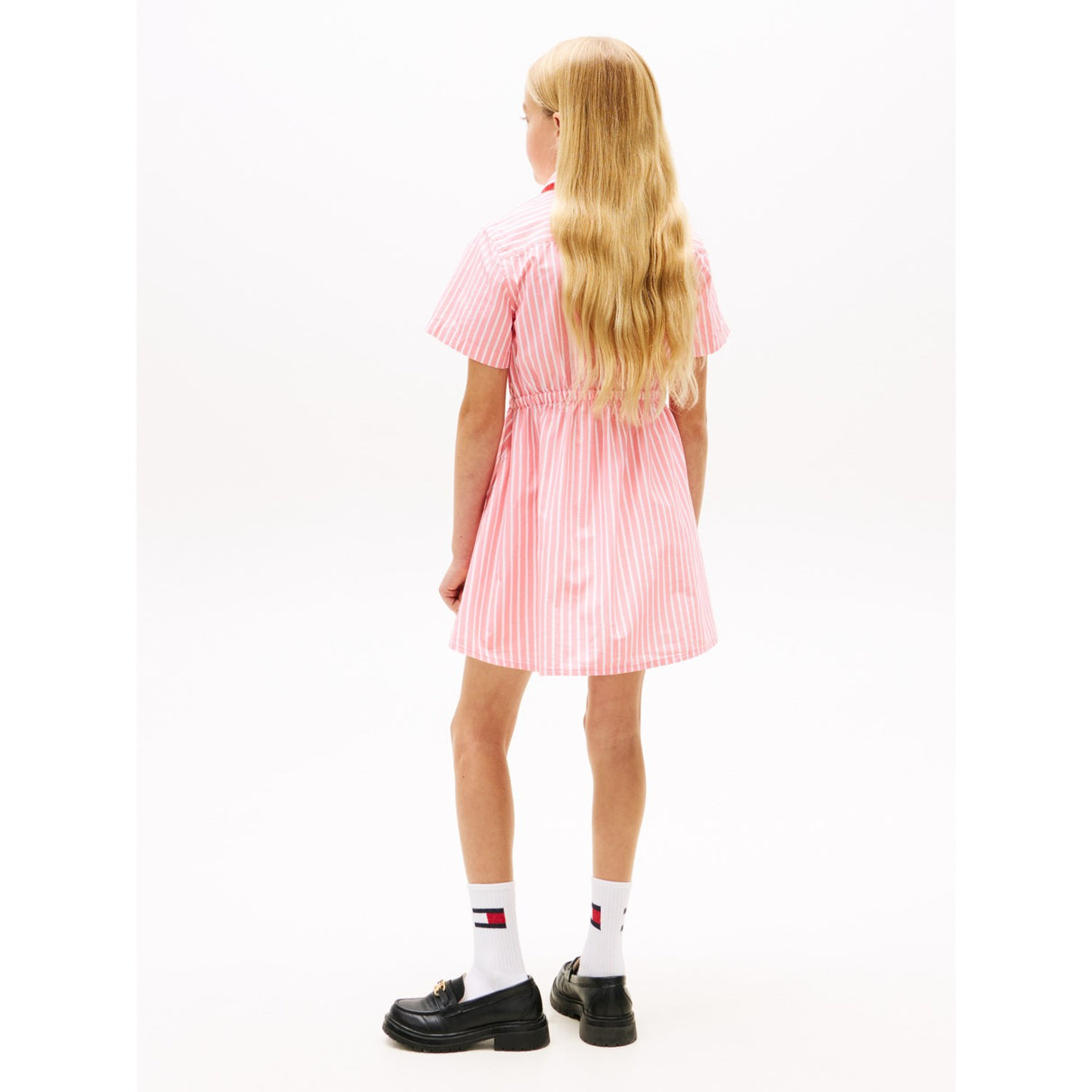 Tommy Hilfiger Tropical Blush Stripes Poplin Stripes Skjorta Klänning