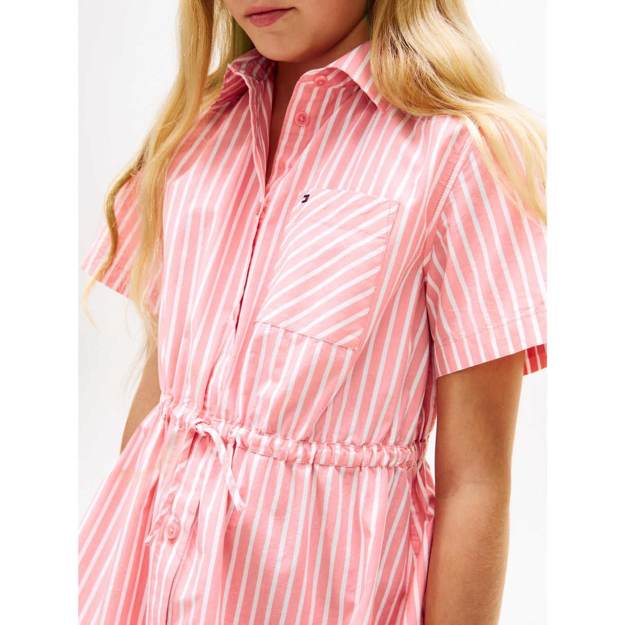 Tommy Hilfiger Tropical Blush Stripes Poplin Stripes Skjorta Klänning