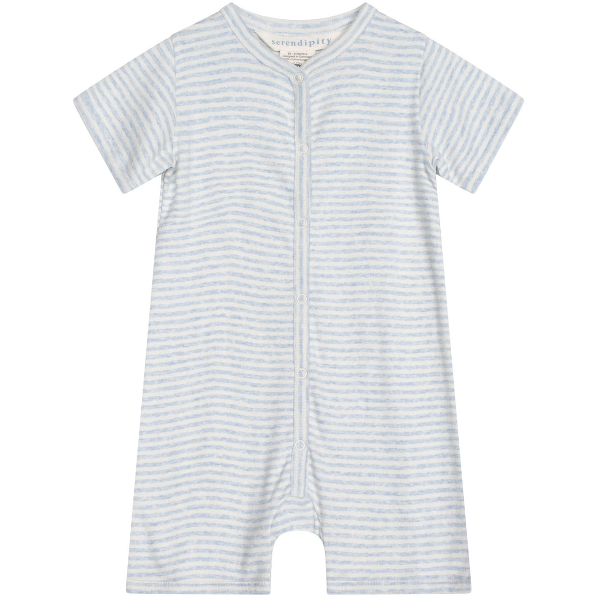 Serendipity Mist/Offwhite Baby Kort Dräkt Stripe