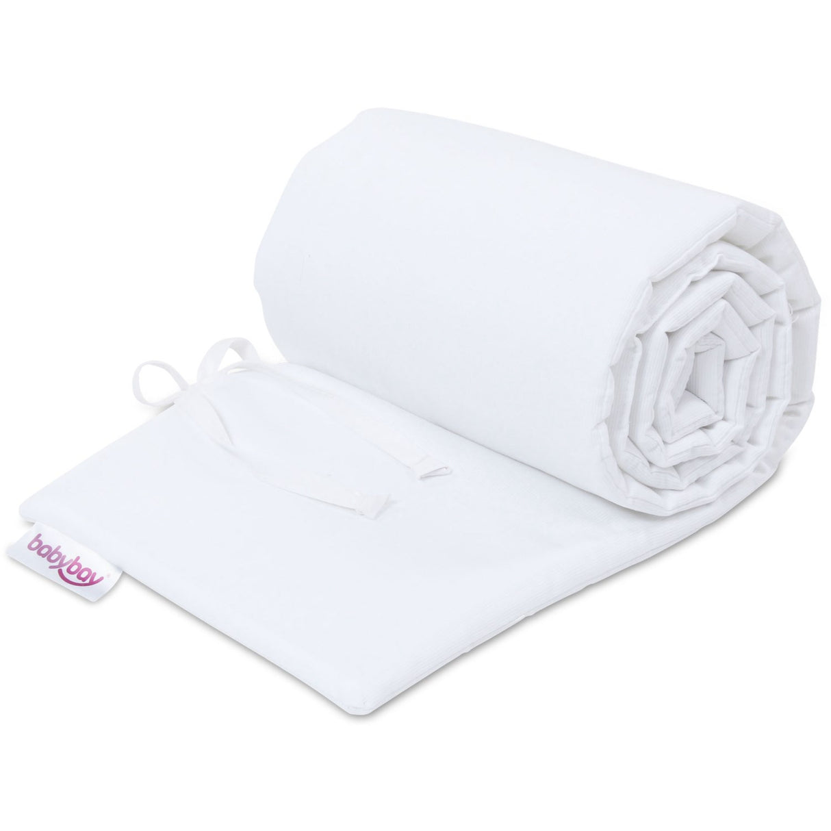 babybay® White Piqué Säng Bumper