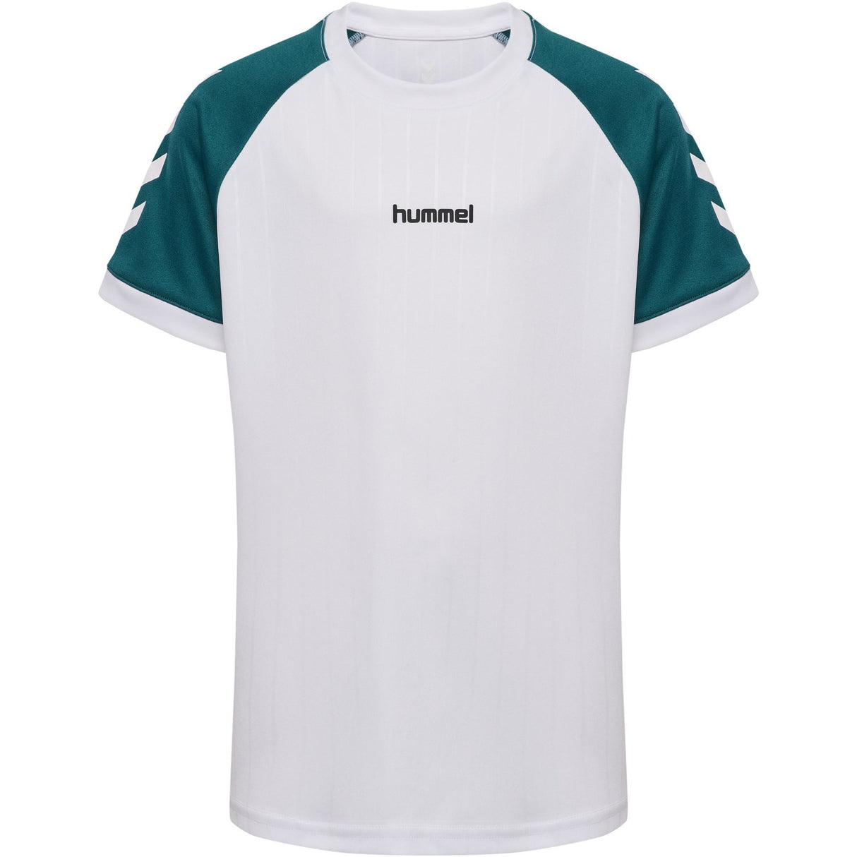 Hummel White Jr Stripe T-Shirt S/S