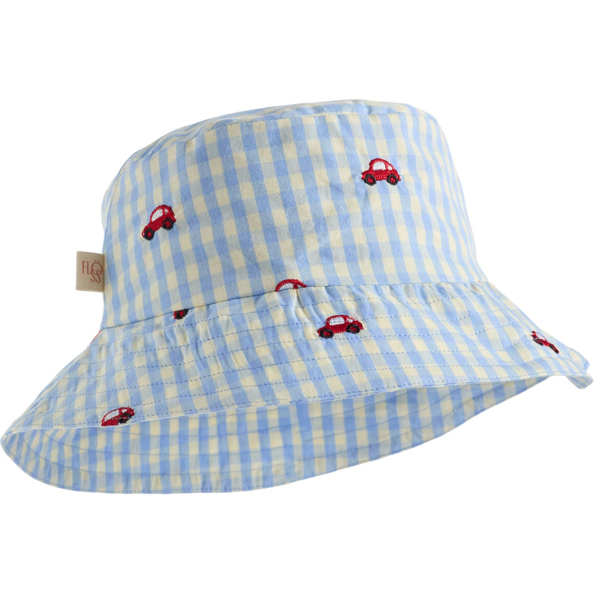 Flöss Blue Gingham Albert Hink Mössa