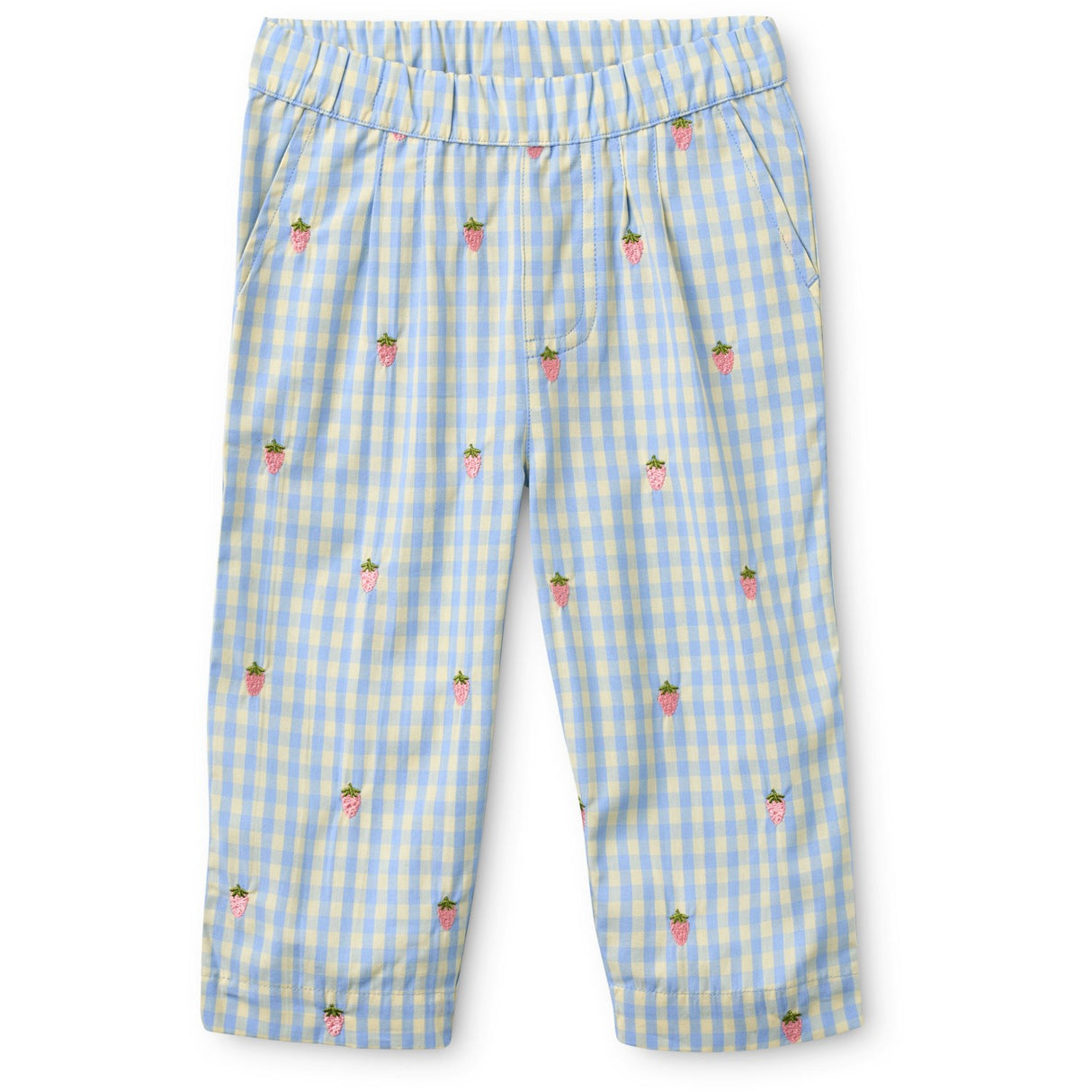 Flöss Sky Berry Gingham Mille Byxor