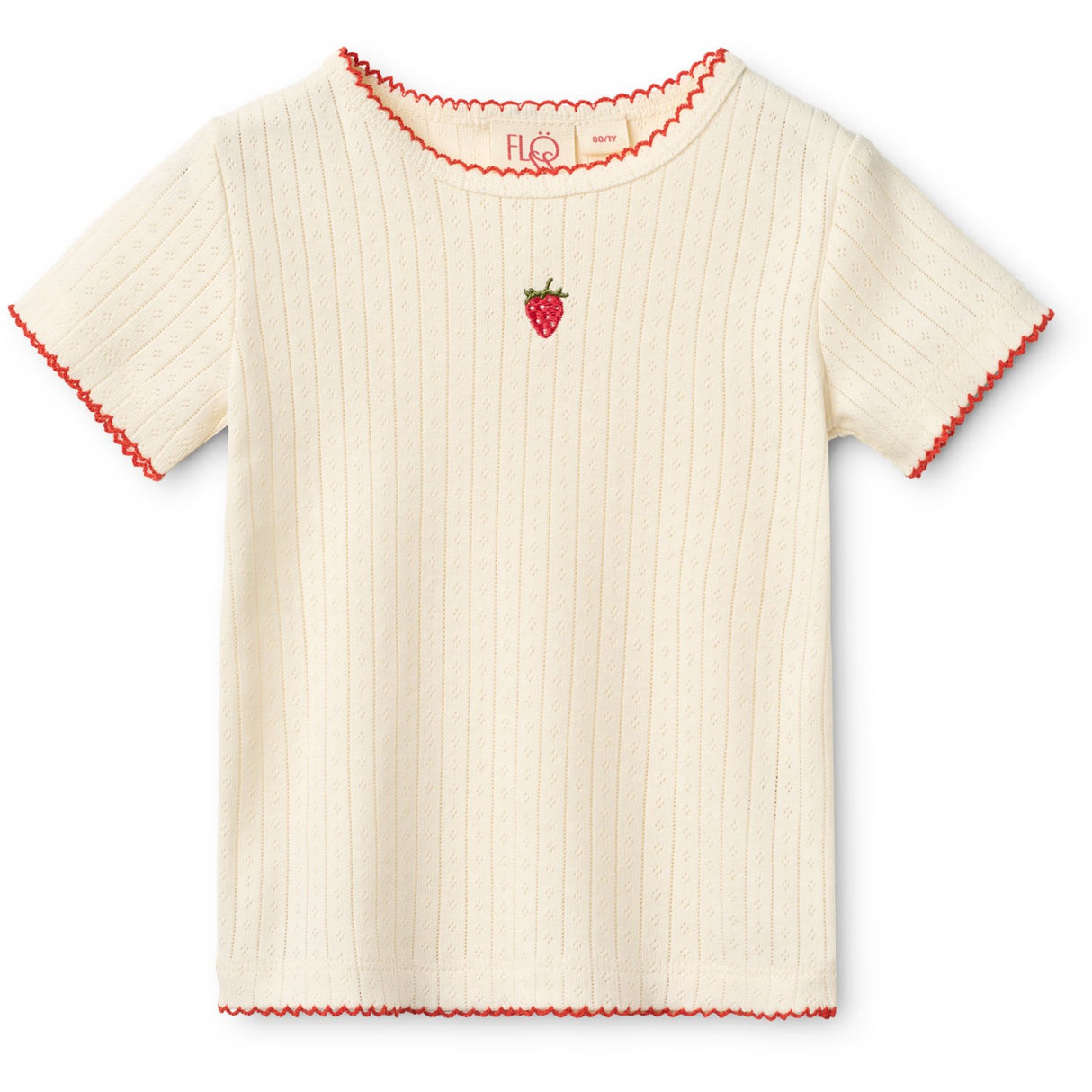 Flöss Gentle Cream Flora SS Pointelle Blus