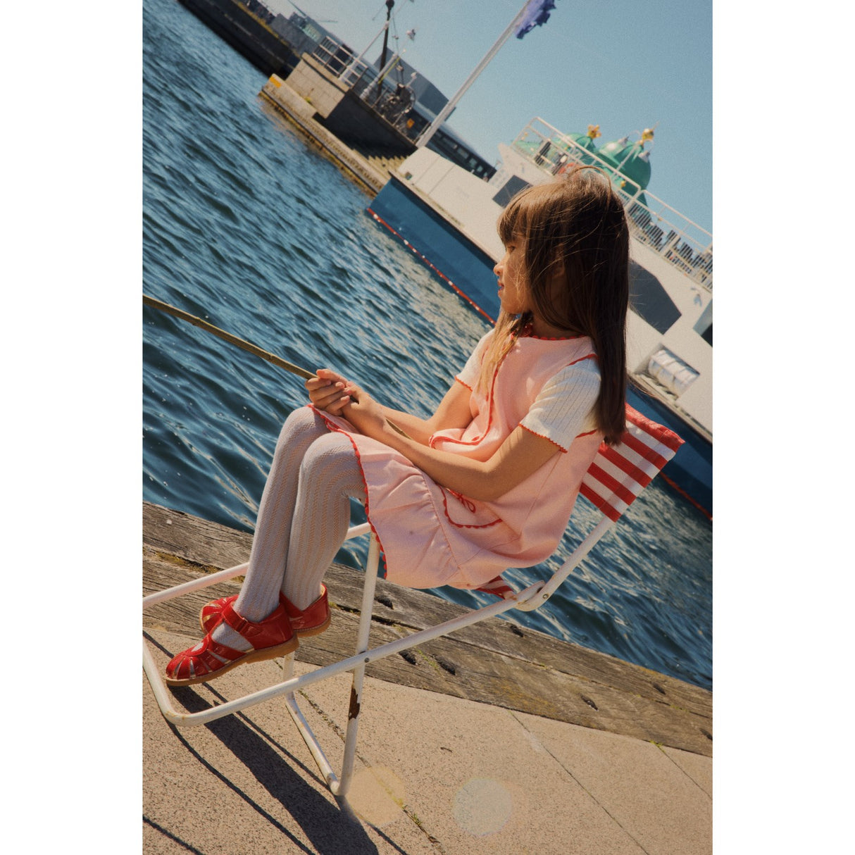 Flöss Gentle Cream Flora SS Pointelle Blus