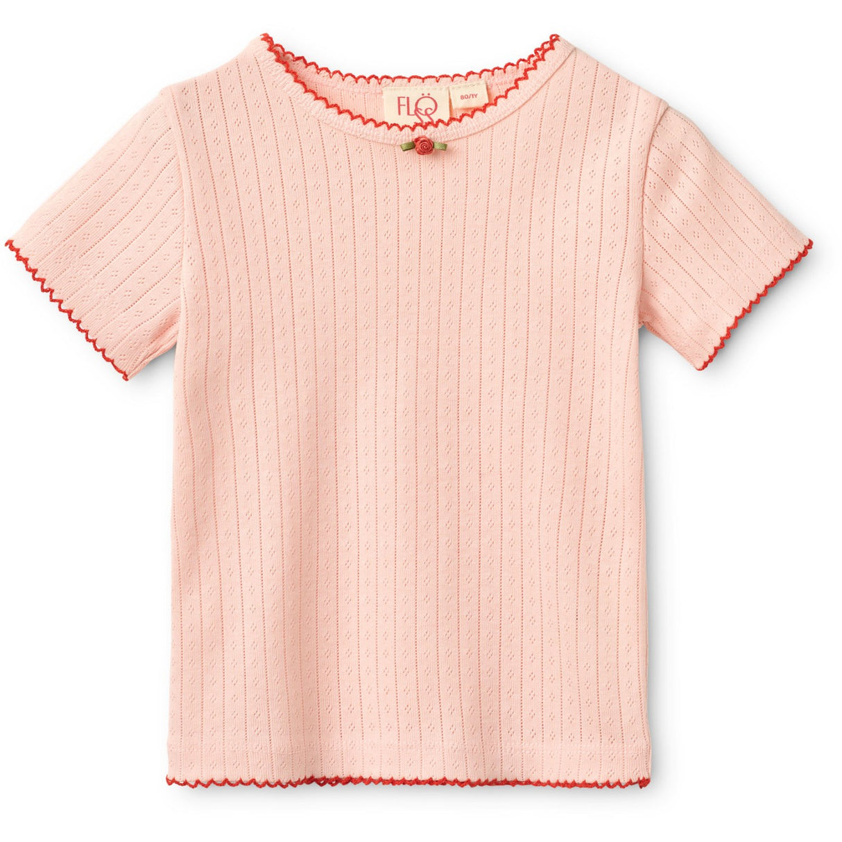 Flöss Soft Rose Liva SS Pointelle Blus