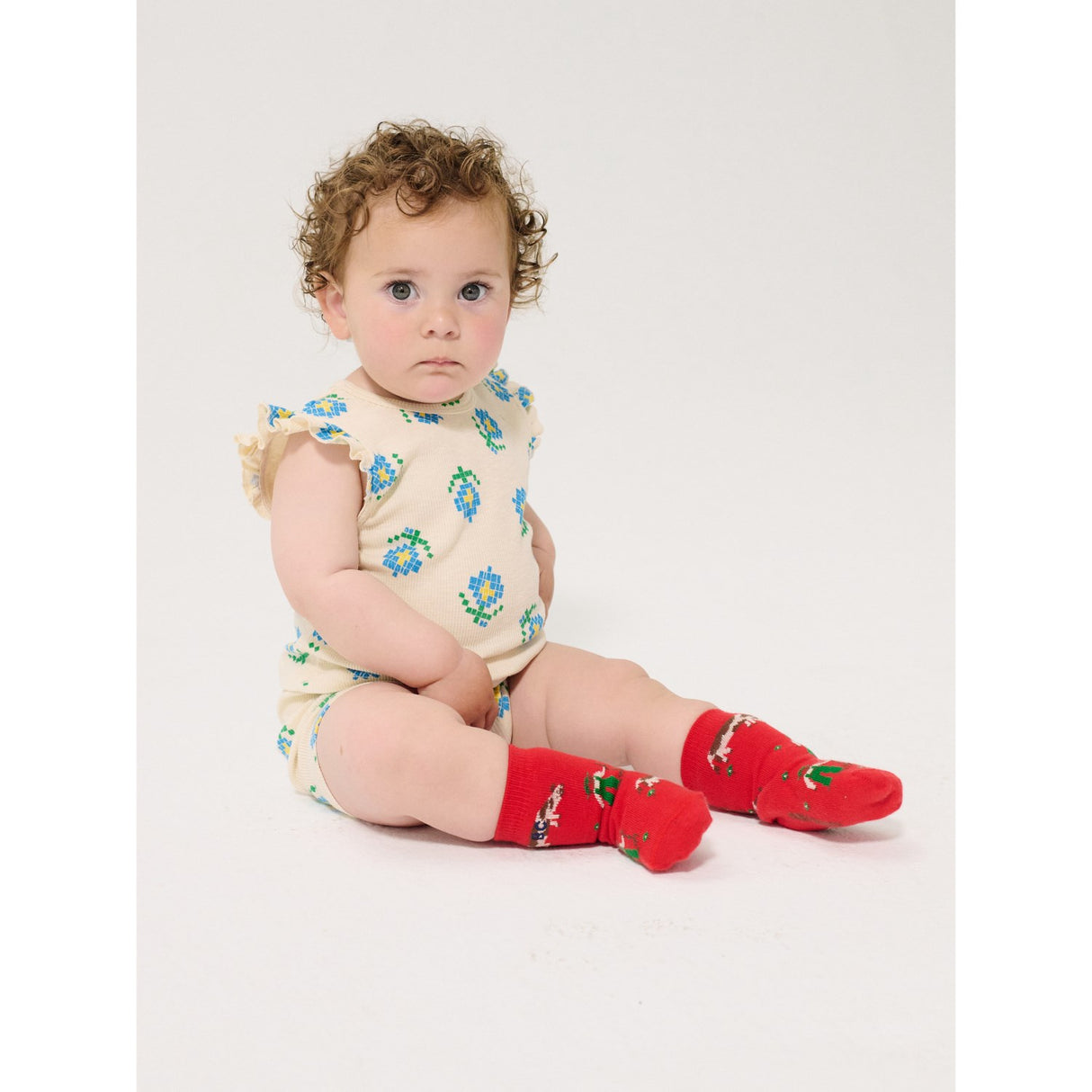 Bobo Choses Red Farm Adventure All Över Kort Strumpor