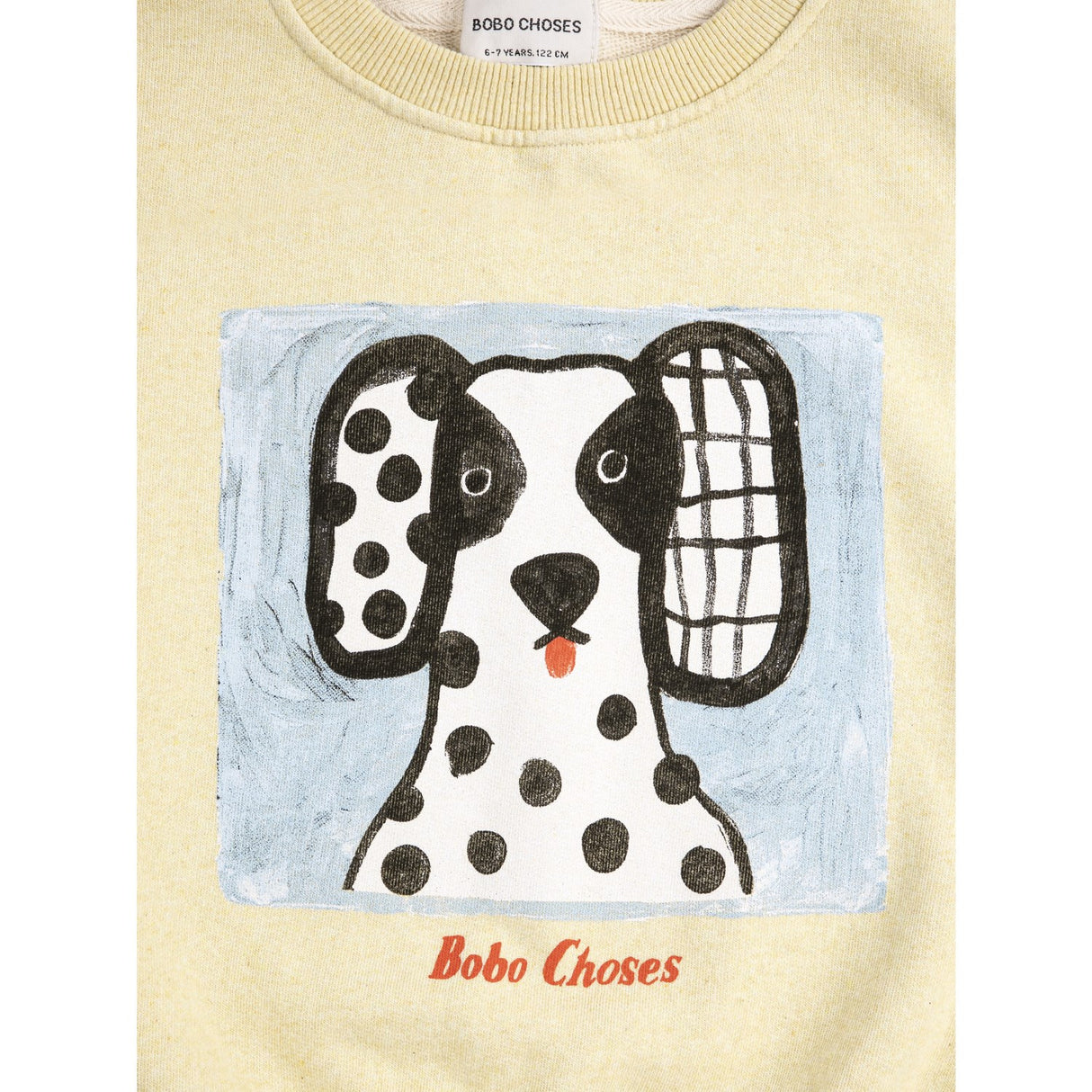 Bobo Choses Yellow Van Dog Sweatshirt