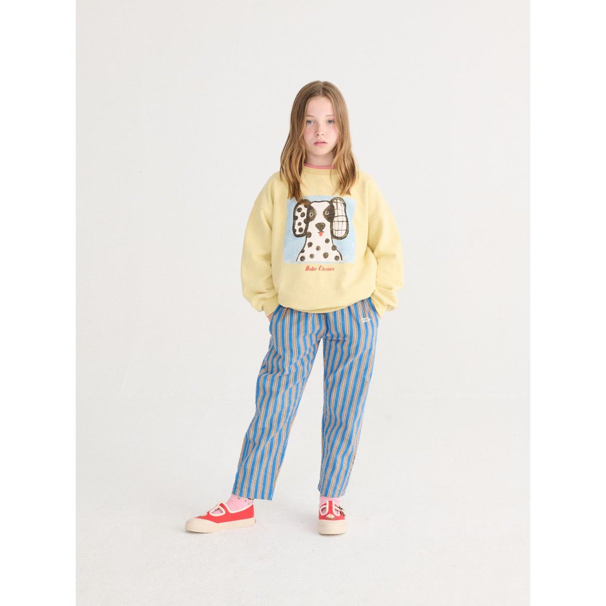 Bobo Choses Yellow Van Dog Sweatshirt
