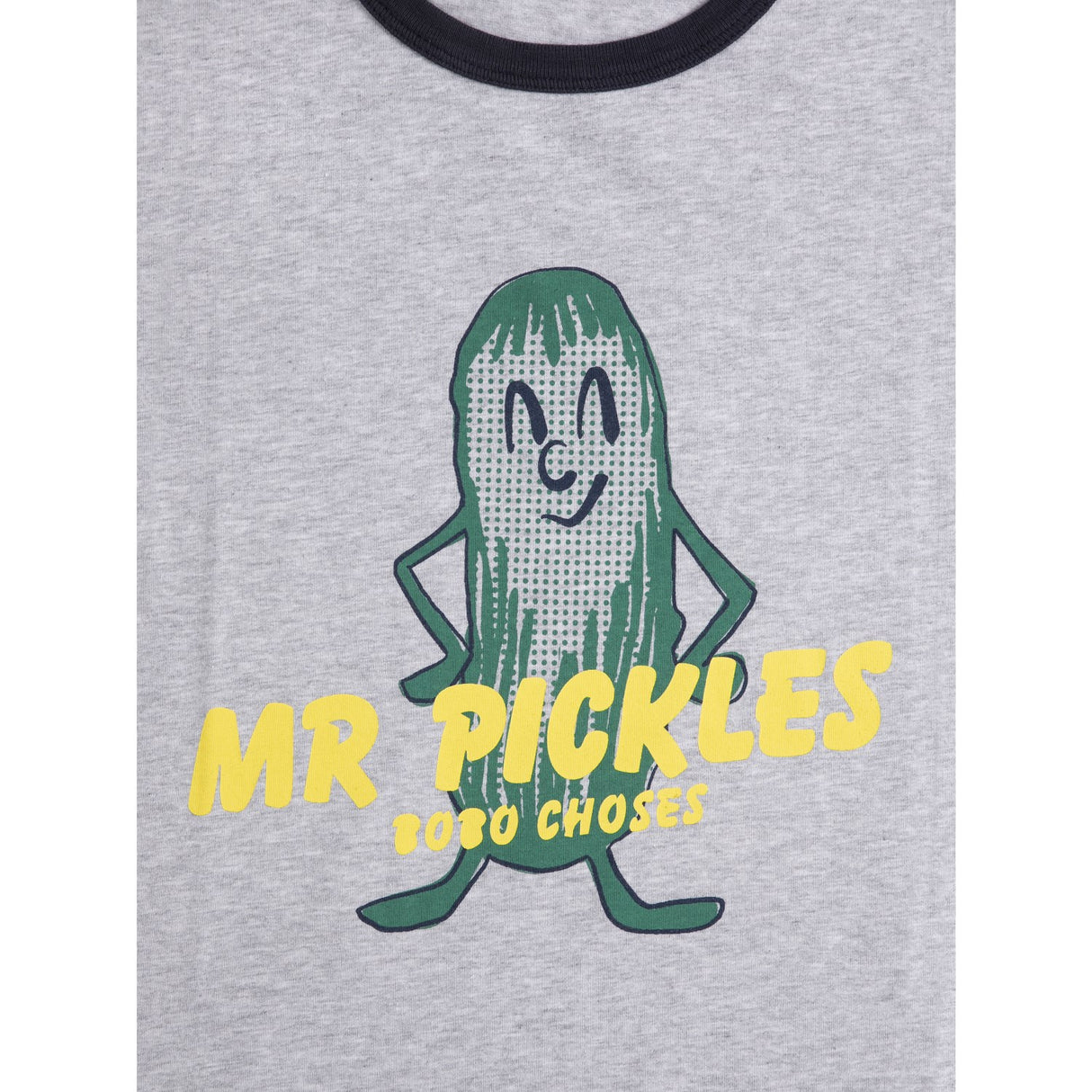 Bobo Choses Heather Grey Mr Pickles T-Shirt