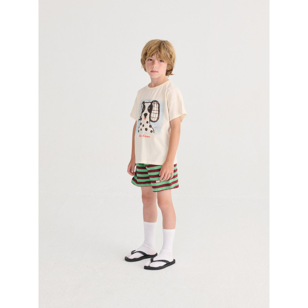 Bobo Choses White Van Dog T-Shirt
