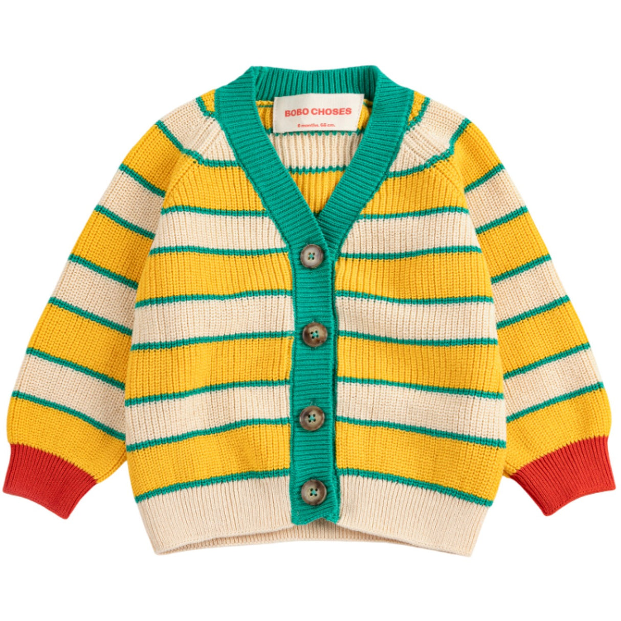 Bobo Choses Multicolor Bc Striped Cardigan