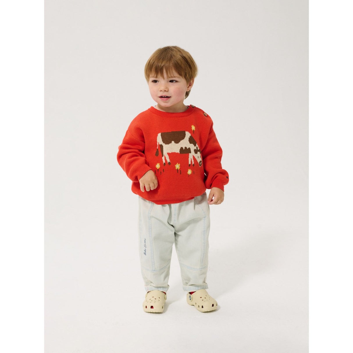 Bobo Choses Red Farm Adventure Jumper