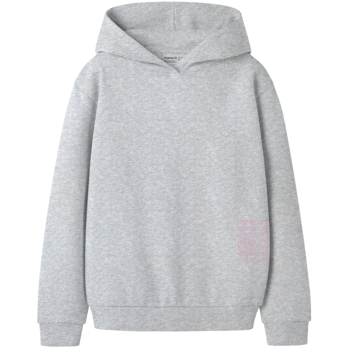 Name It Light Grey Melange Nkfnikolisa Ls Nreg Swe Wh Bru Pb