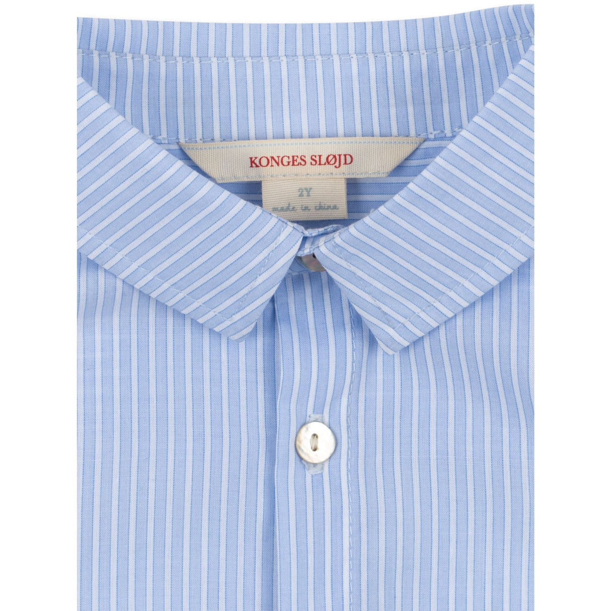 Konges Sløjd Blue Stripe Wes Skjorta Gots