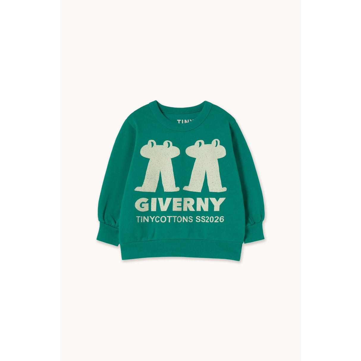 TinyCottons Dark Emerald Frog & Frog Graphic Sweatshirt