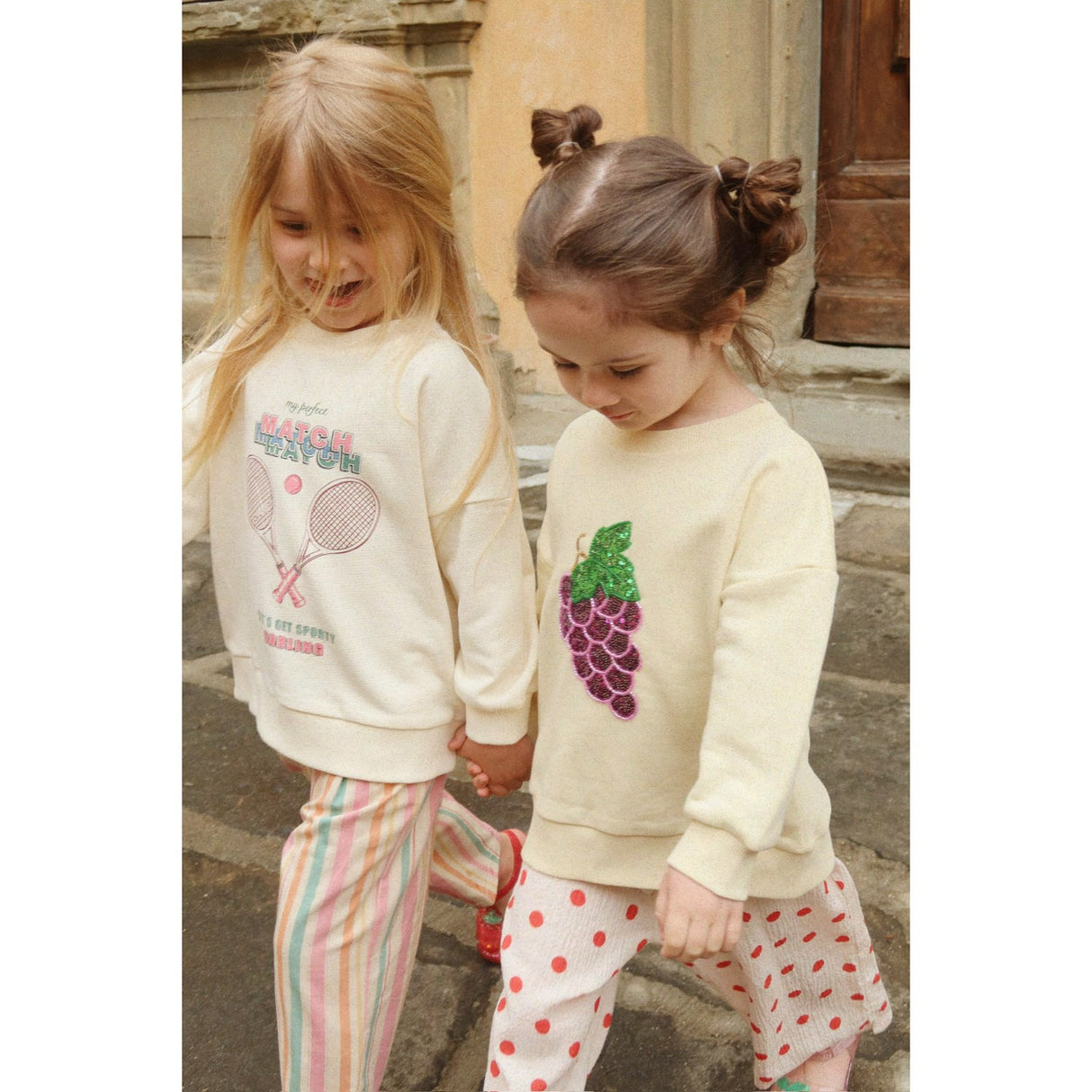 Konges Sløjd Buttercream Loupy Lou Sweat Skjorta Ocs