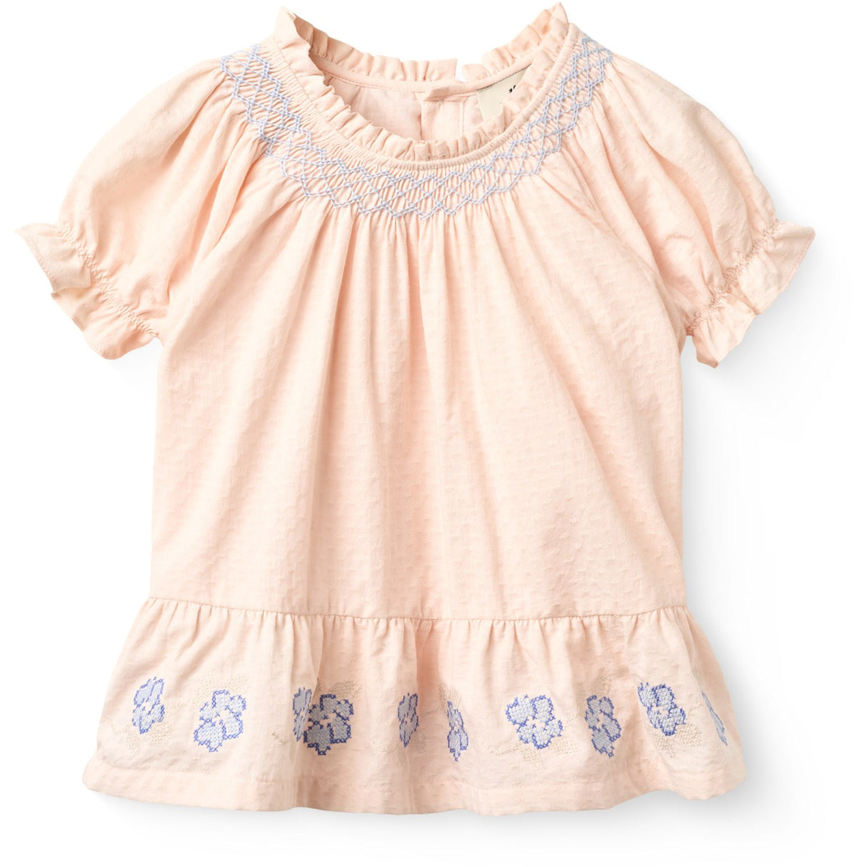COPENHAGEN COLORS Dusty Rose Comb. Blus W. Smock W. Emb.