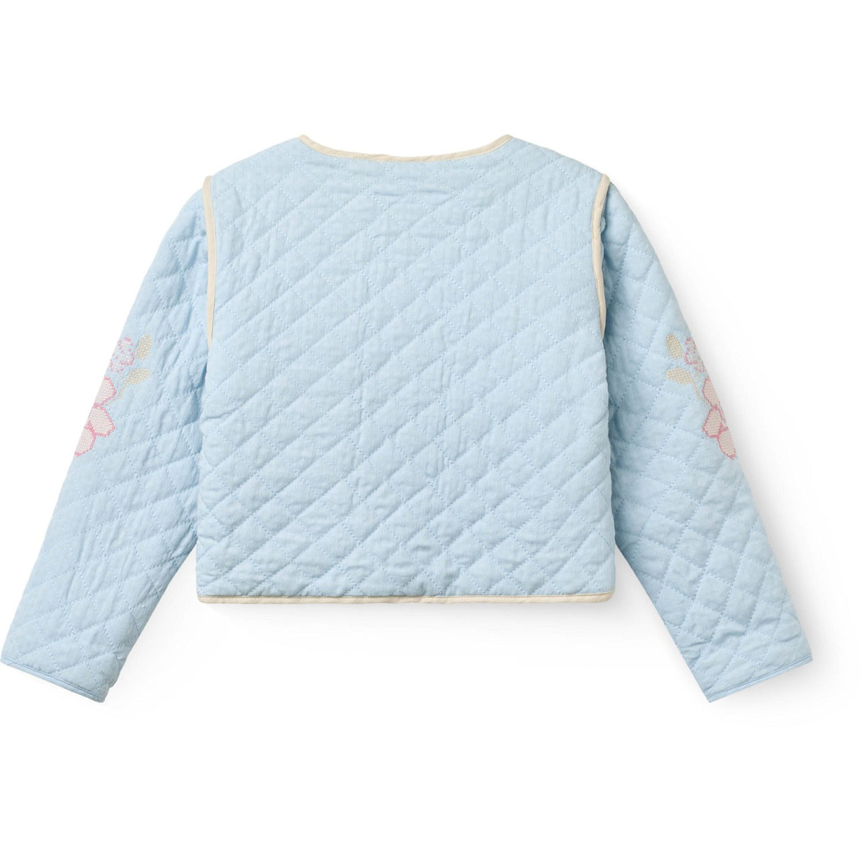 COPENHAGEN COLORS Lt. Blue Comb. Quiltad Jacka