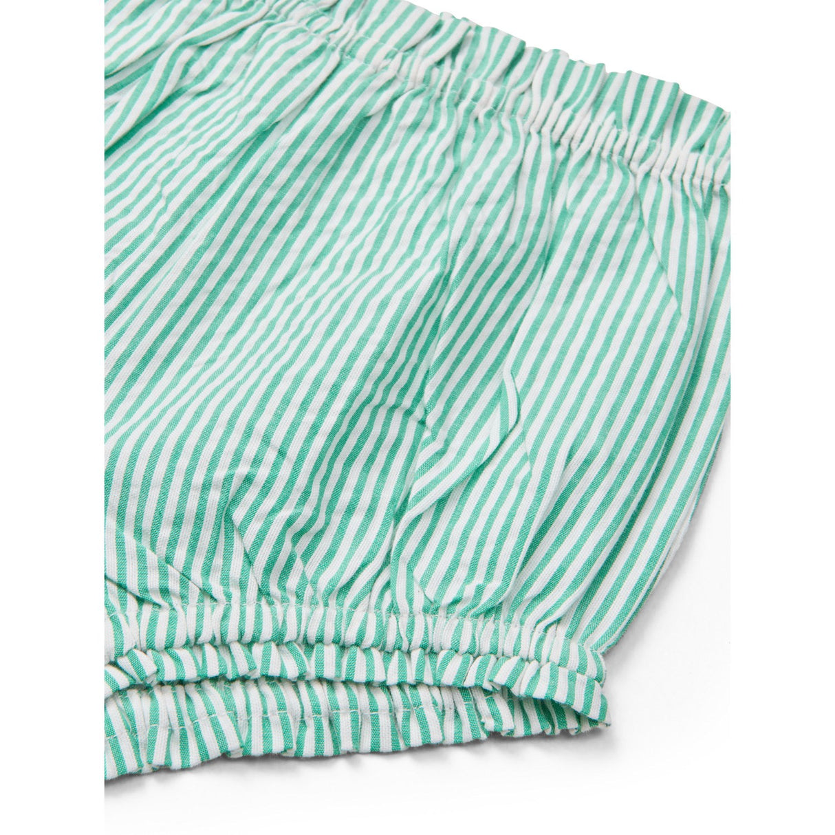 COPENHAGEN COLORS Sharp Green W Cream Stripe Seersucker Baby Sett