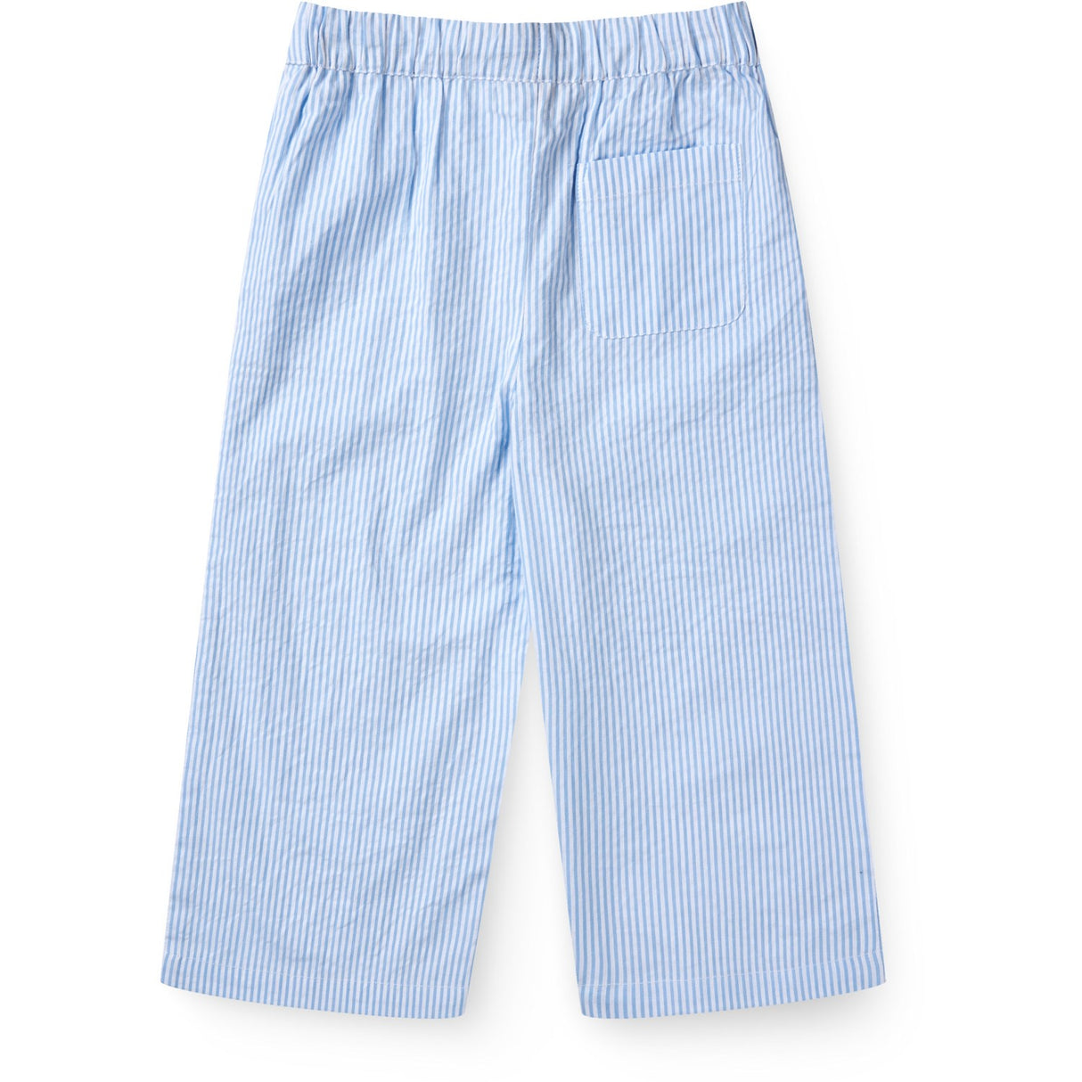 COPENHAGEN COLORS Sky Blue W Cream Stripe Seersucker Pajama Byxor