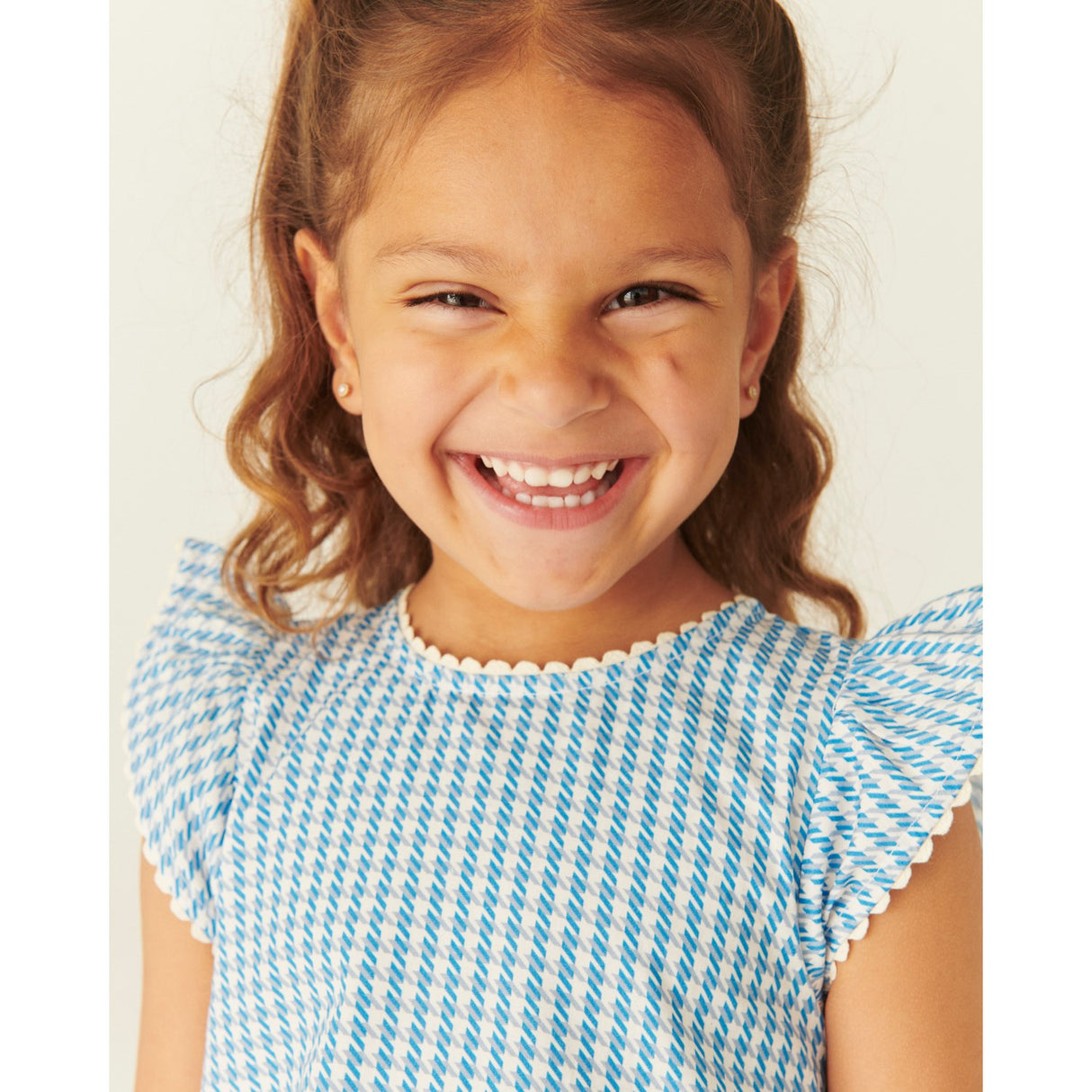 COPENHAGEN COLORS Blue Houndstooth Mini Houndstooth Deco Sett