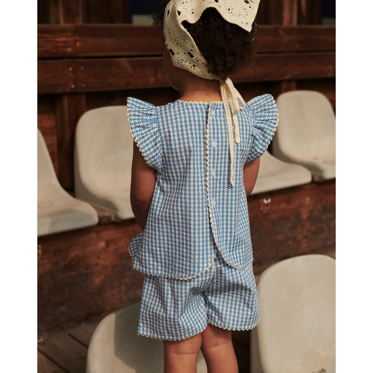 COPENHAGEN COLORS Blue Houndstooth Mini Houndstooth Deco Sett