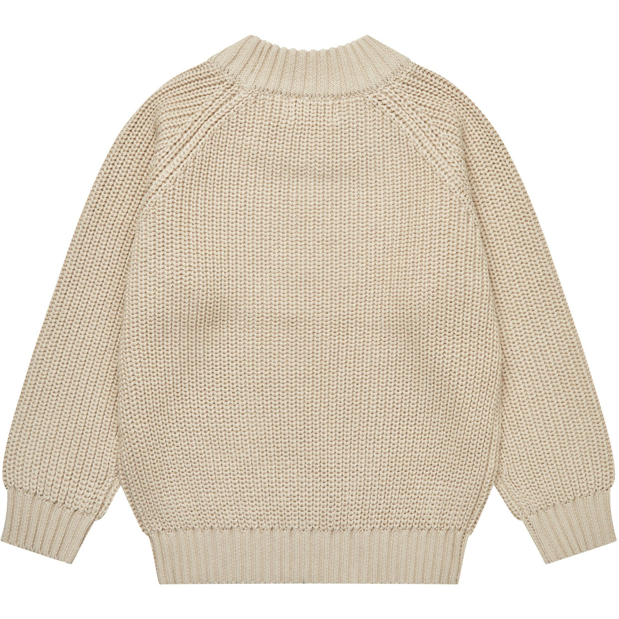 COPENHAGEN COLORS Sand Stickad Classic Rib Blus