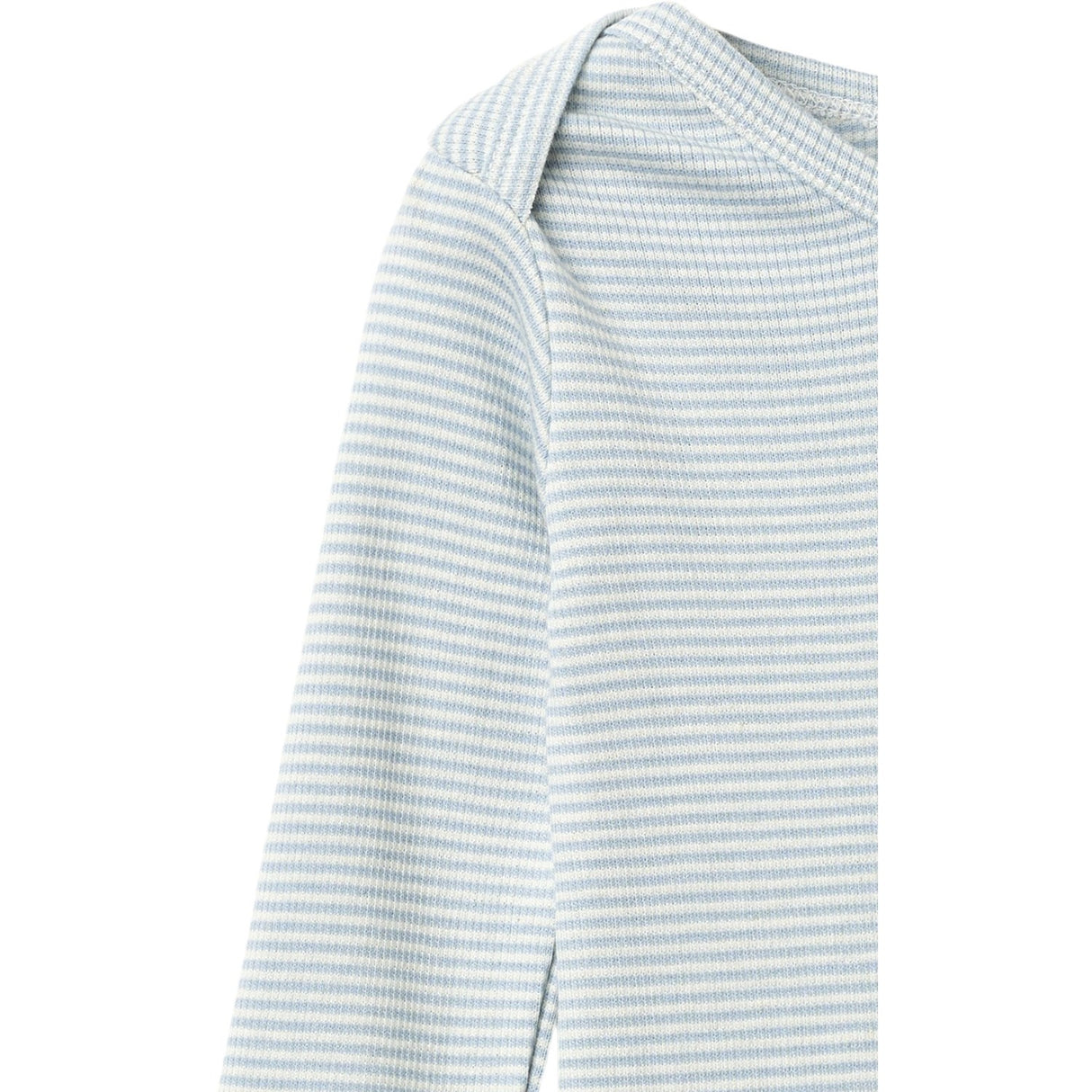 COPENHAGEN COLORS Dusty Blue/Cream Stripe Modal Full Body Romper