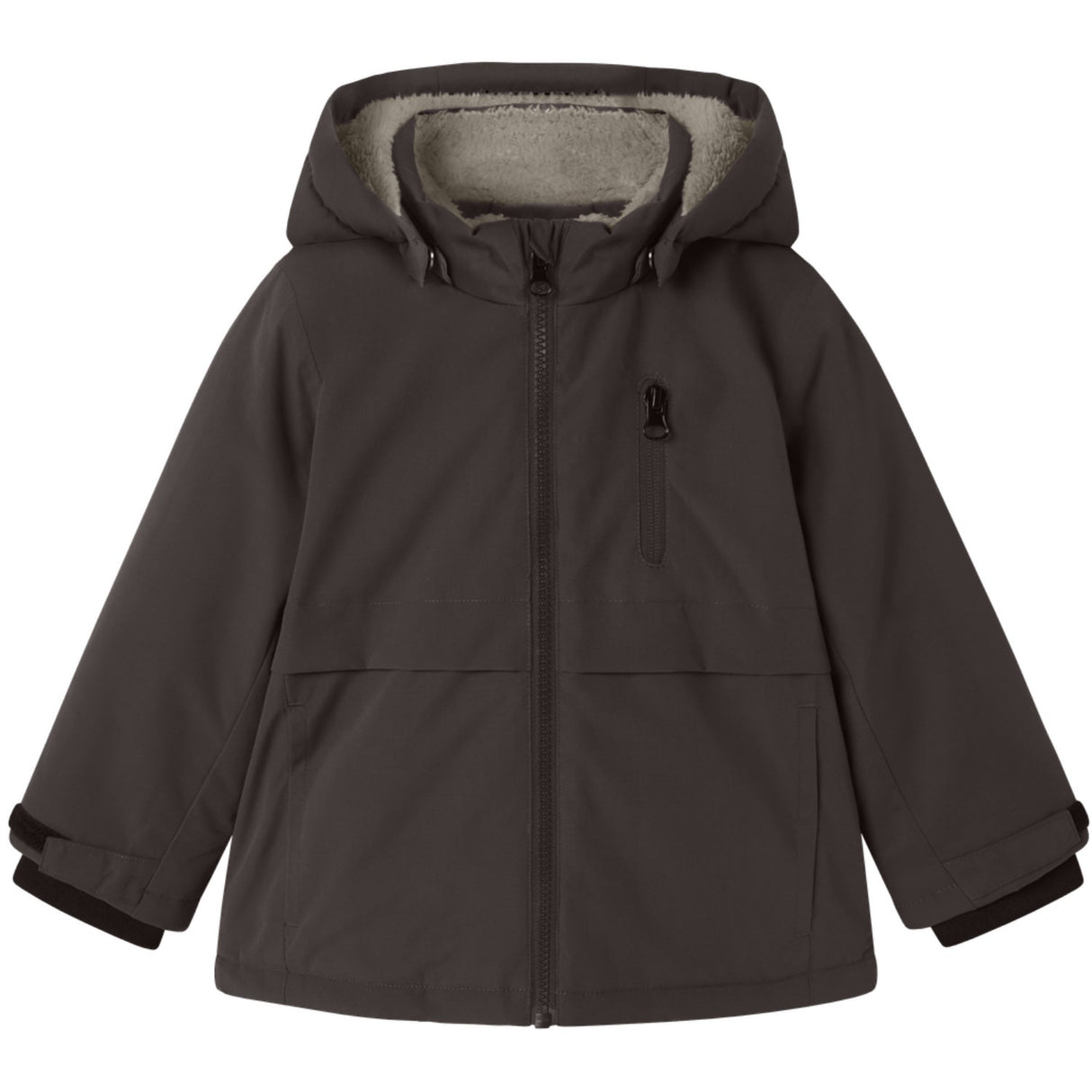 Name It Seal Brown Nmmsnow05 Jacka Solid 2Fo
