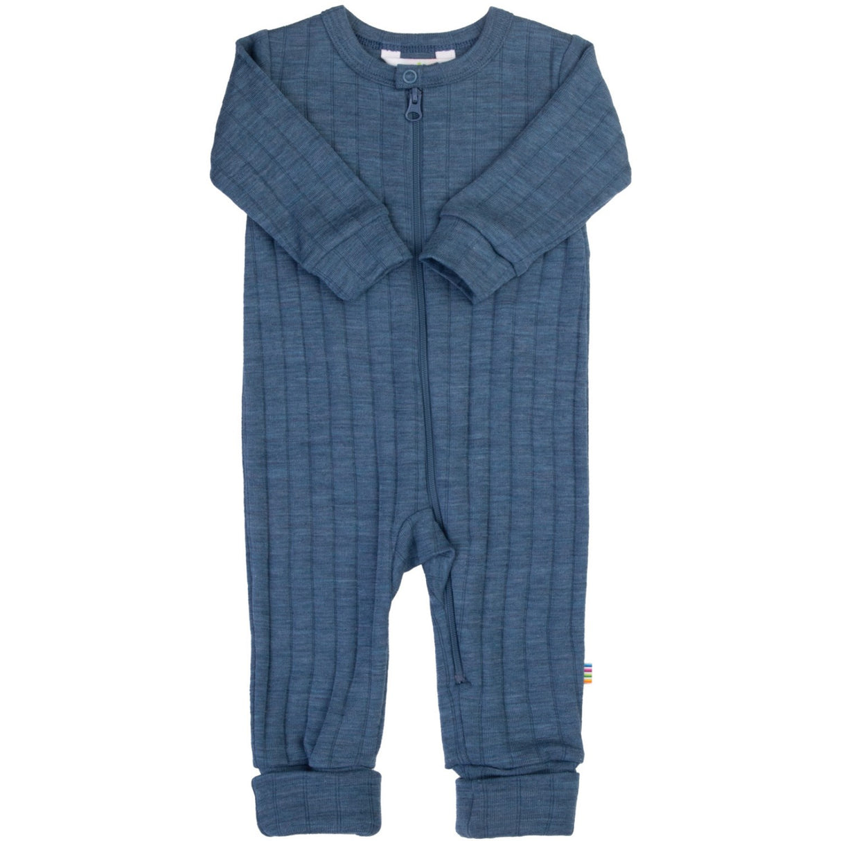Joha Blue Melange Onesie 2-i-1 M. Fødder