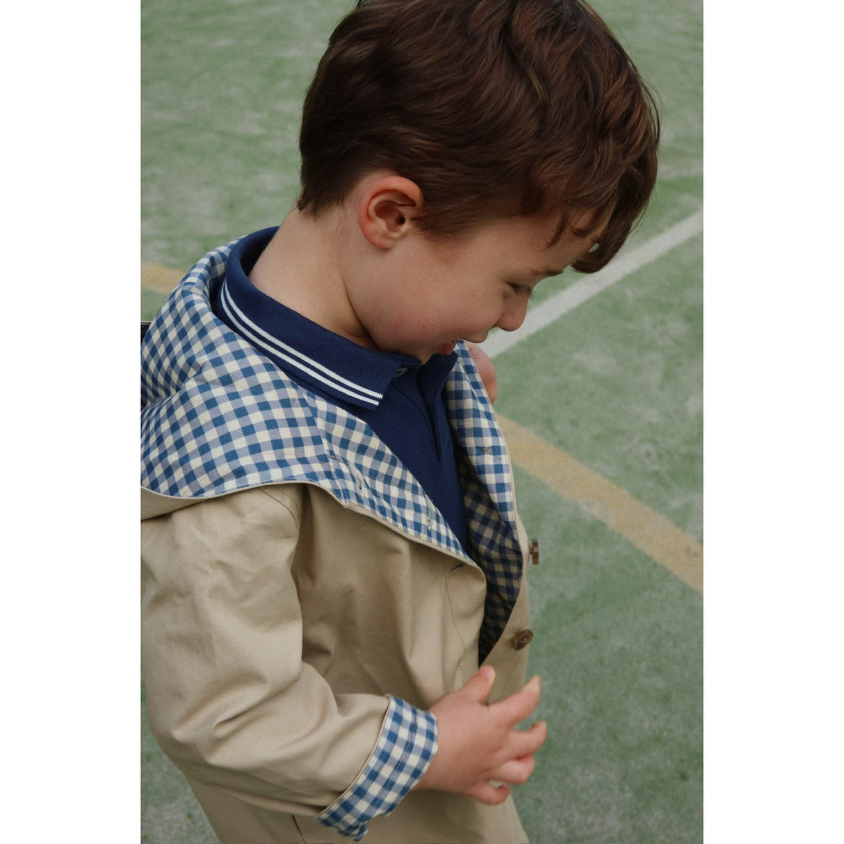 Konges Sløjd Oxford Tan Trenchy Täcka