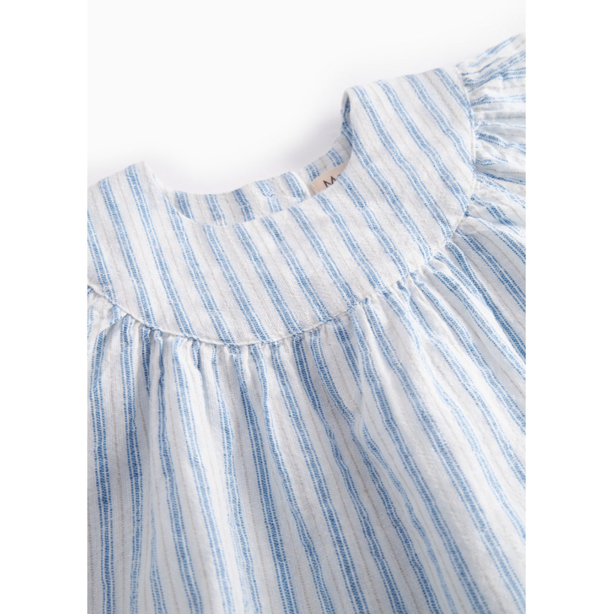 MarMar Cotton Linen Surf Blue Stripe Dhana B Klänning