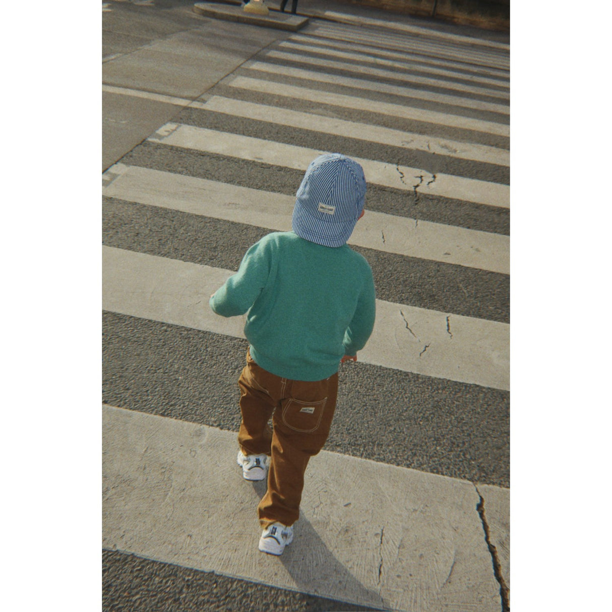 Konges Sløjd Blue Stripe Luc Keps Gots