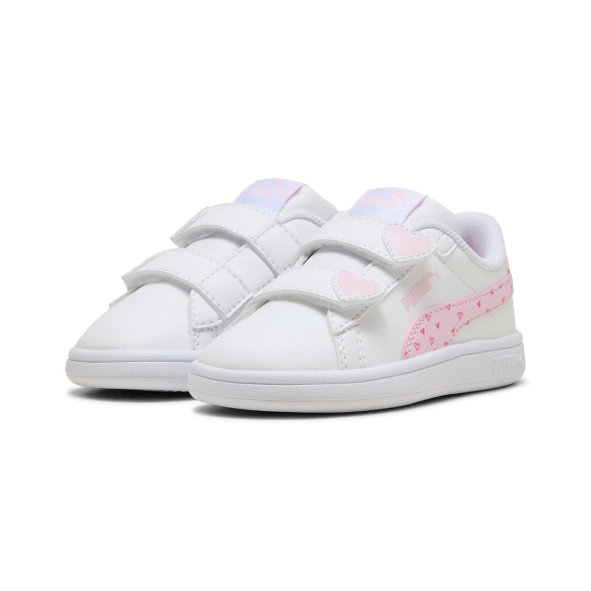 Puma White-Pearl Pink Puma Smash 3.0 Hearty V Inf
