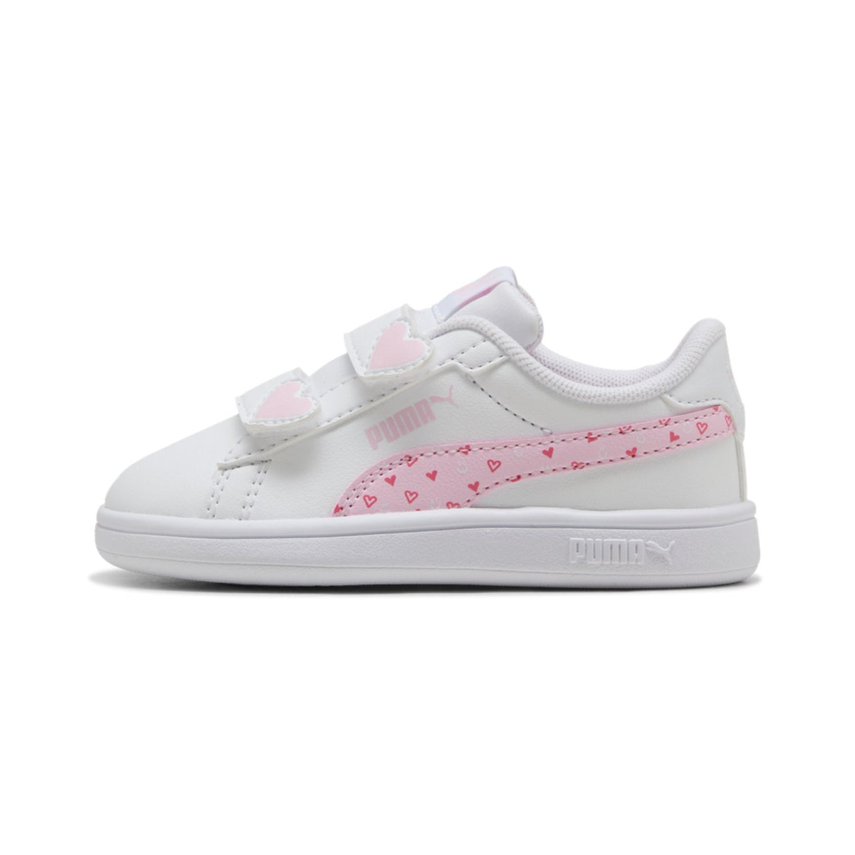 Puma White-Pearl Pink Puma Smash 3.0 Hearty V Inf