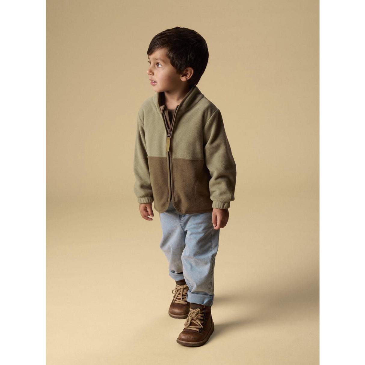 Lil'Atelier Shitake Nmmlaspektra Fleece Jacka Fo Lil