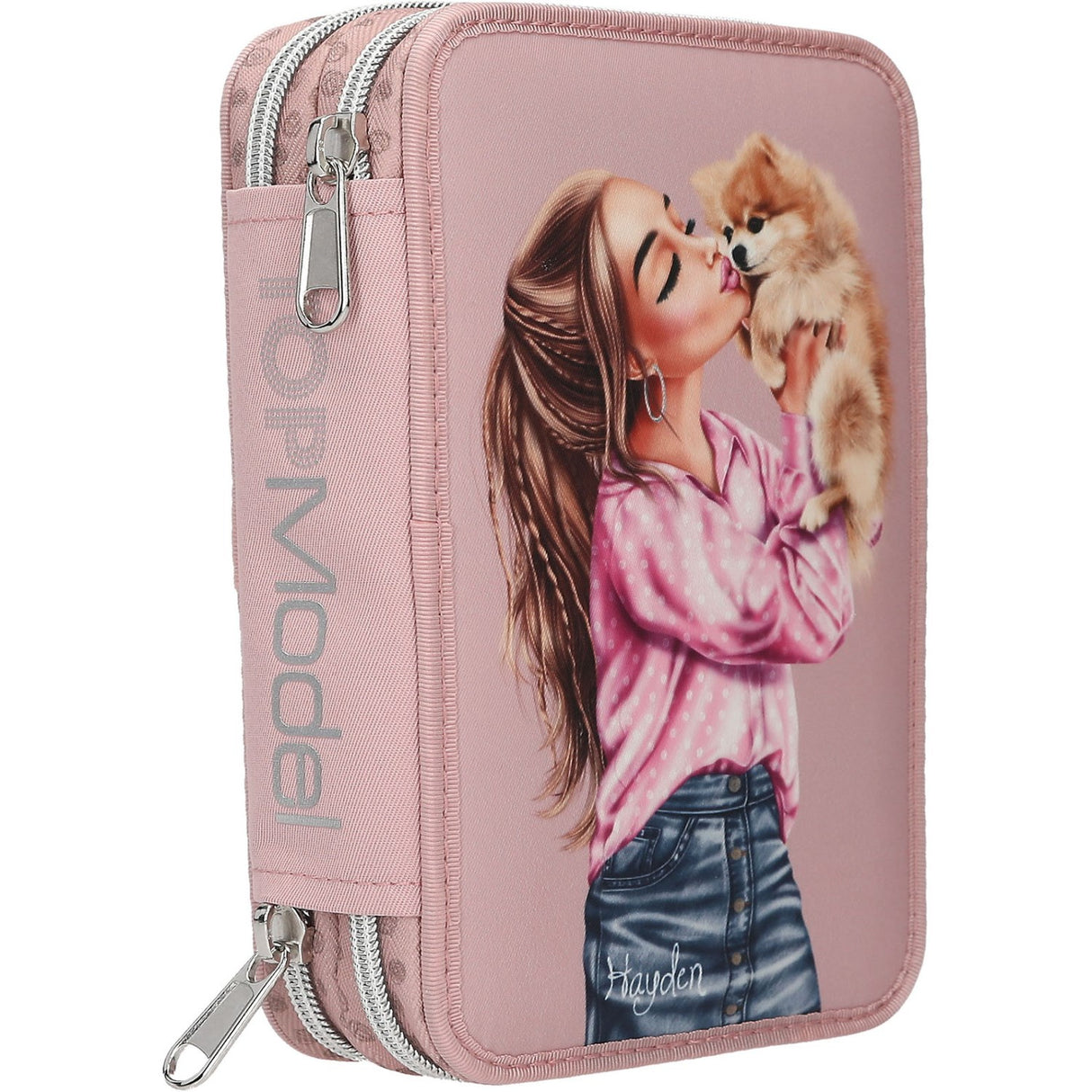 TOPModel Dots Dubbel Pencil Case