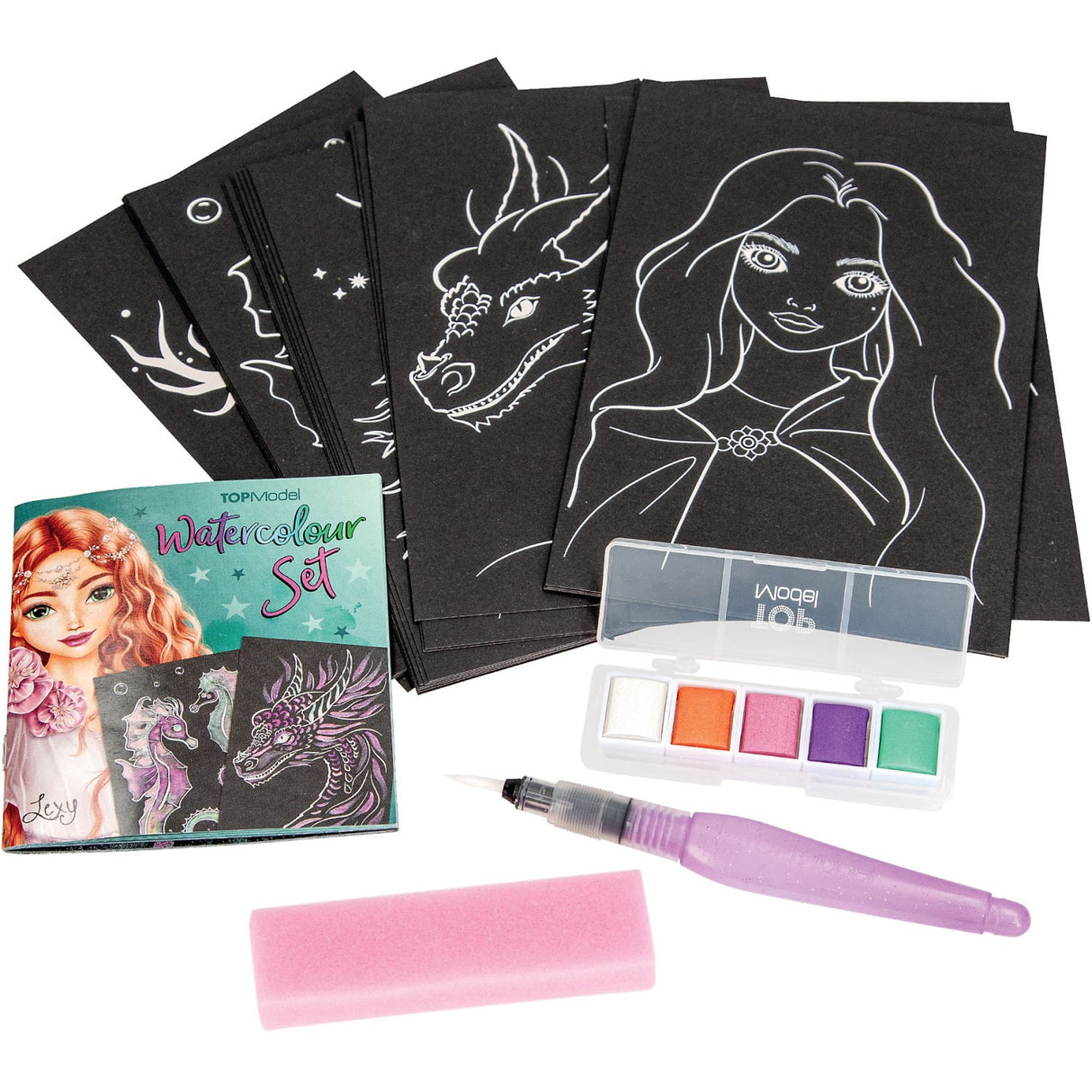 TOPModel Metallic Watercolour Sett