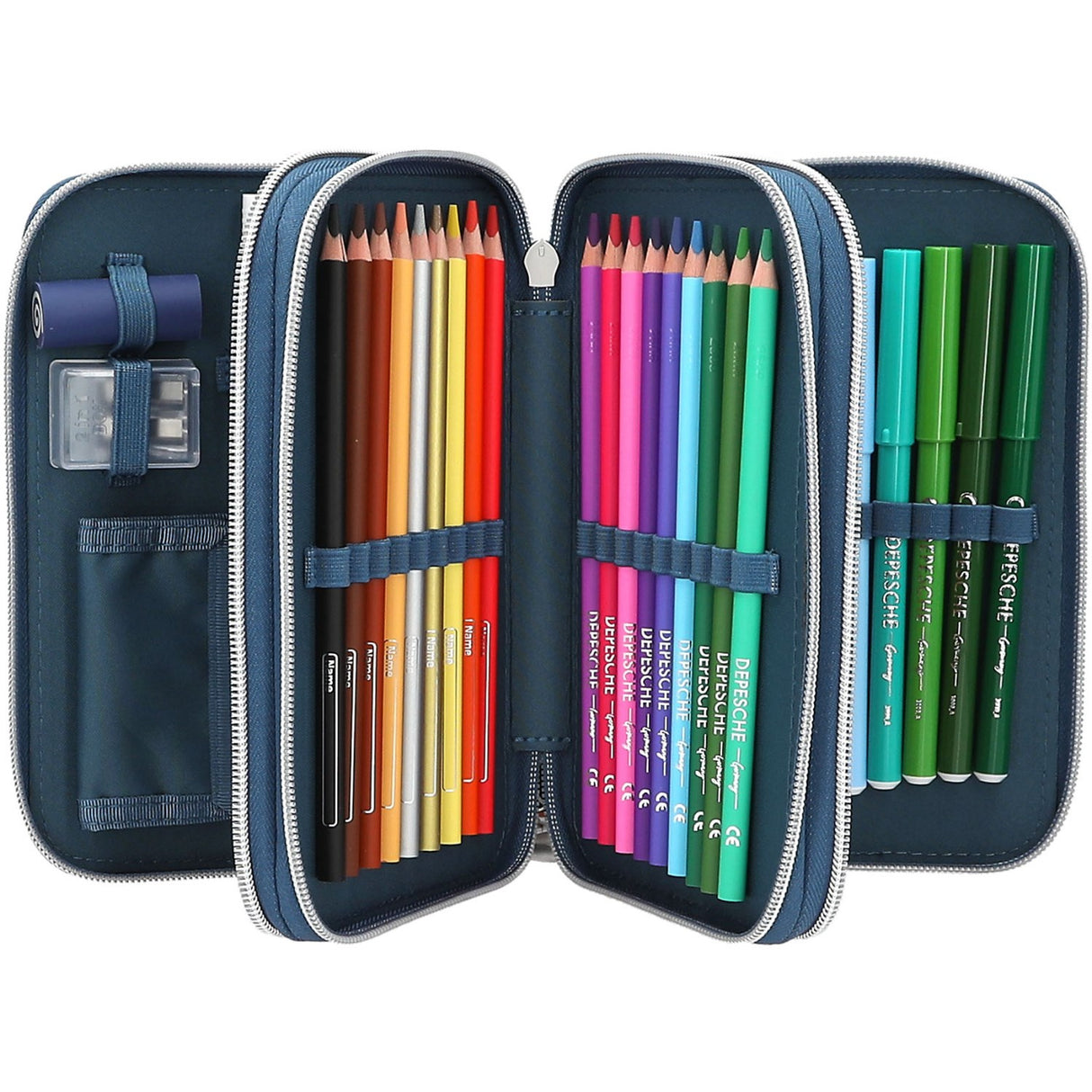 Dino World Triple Pencil Case