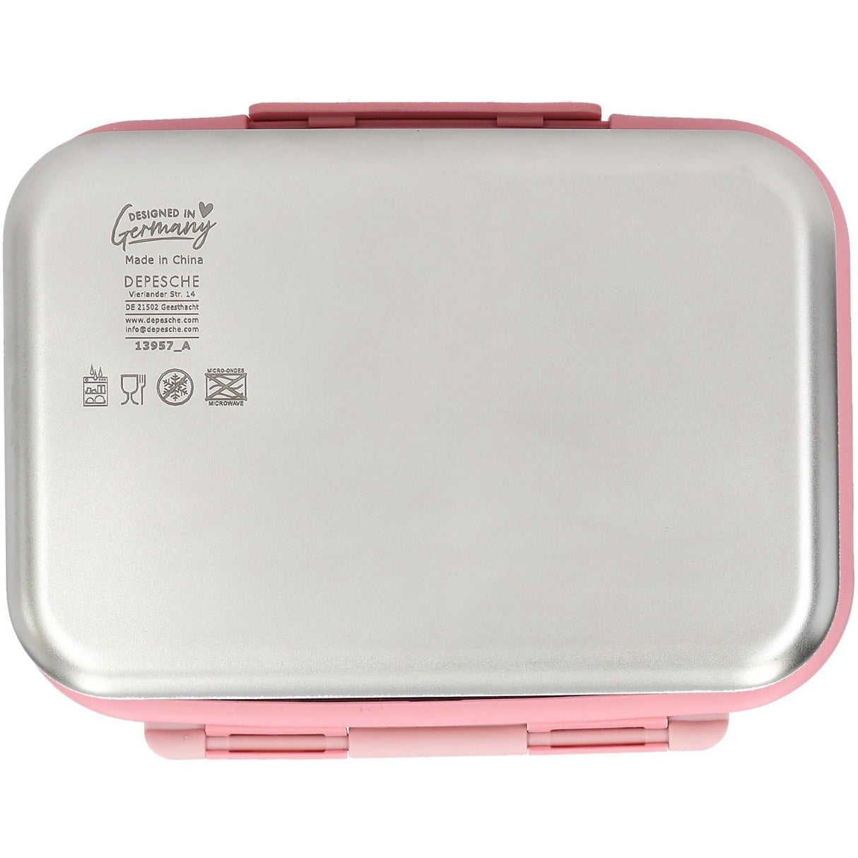 TOPModel Pink Lunchbox Stainless Steel