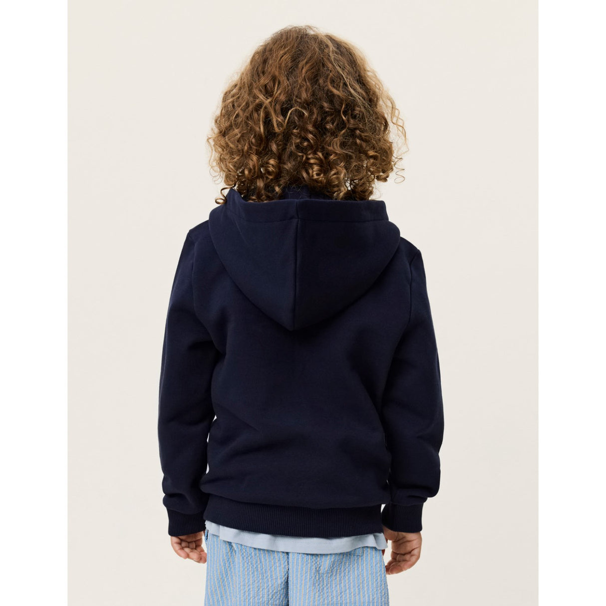 Les Deux Kids Dark Navy Encore Bouclé Hoodies