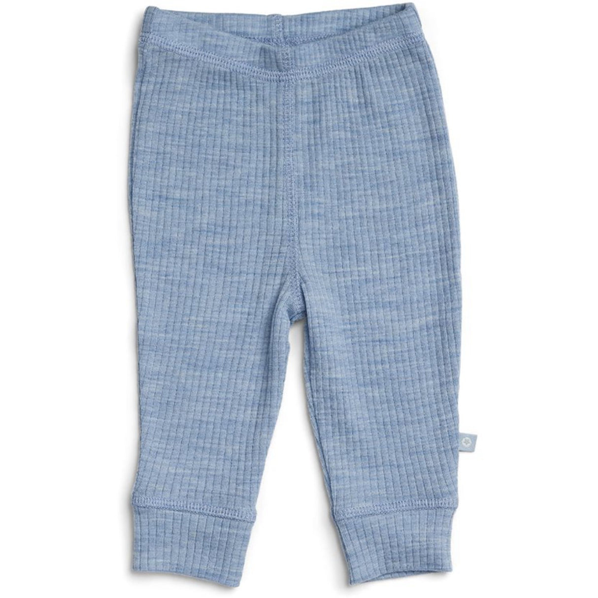 Smallstuff Light Blue Melange Leggings Drop Needle