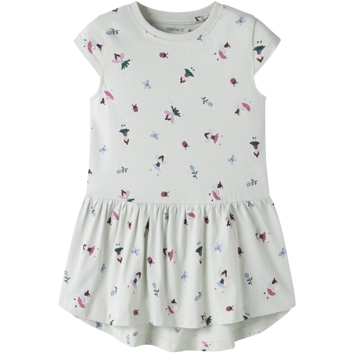Name It Pale Aqua Fairy Garden Nmfvigga Capsl Klänning F1 Noos